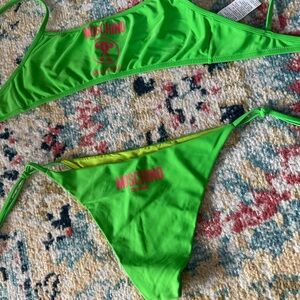 Moschino Green Bikini Set